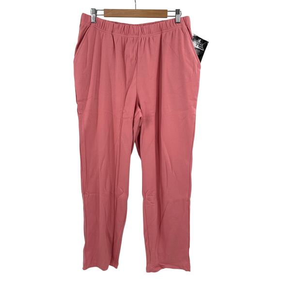 Roaman's Pants - Roaman's Petite Knit Pull On Pants Size L 18/20